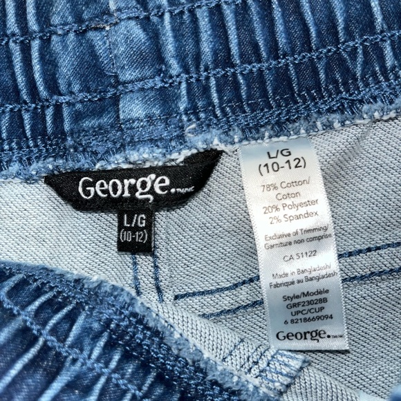 George boys pull on jeans with elastic cuffs and waist - Picture 3 of 3